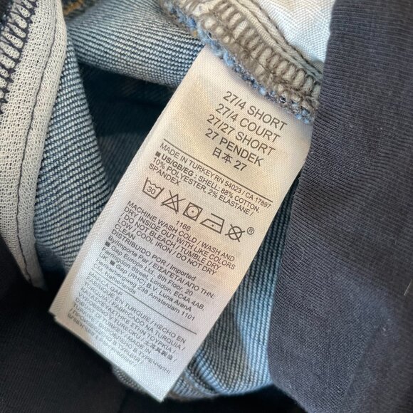 GAP Maternity Vintage Slim Jeans - True Waistband Full Panel - Medium Wash 27S - Picture 4 of 11